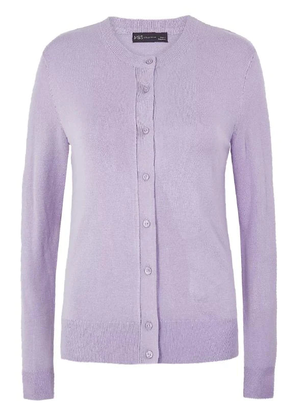 M&S Ladies R/N (Marino Wool) Cardigan T38/5760