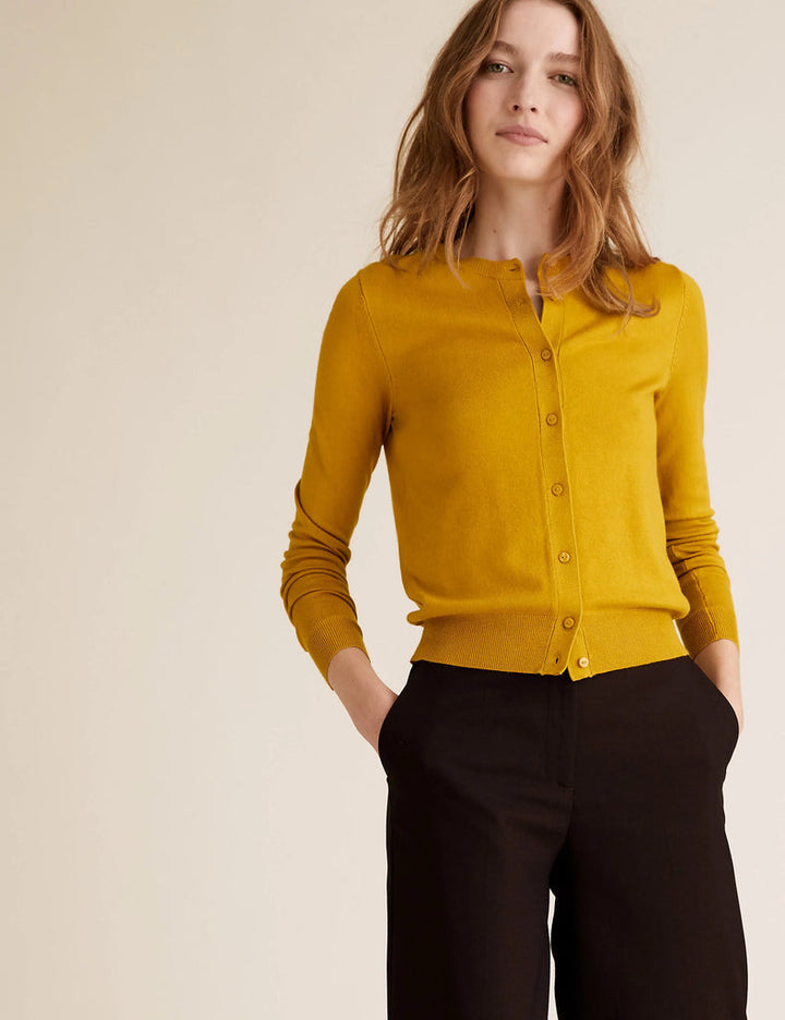 M&S Ladies R/N (Marino Wool) Cardigan T38/5760