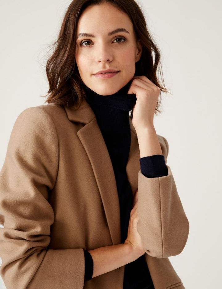 M&S Ladies Mid Long Coat T59/1188C