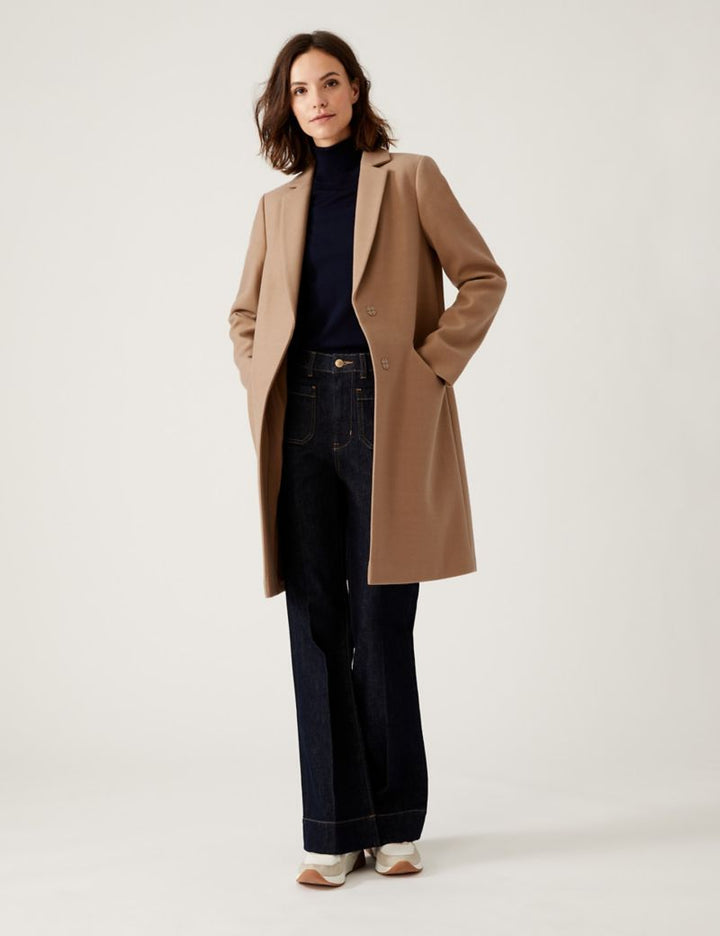 M&S Ladies Mid Long Coat T59/1188C