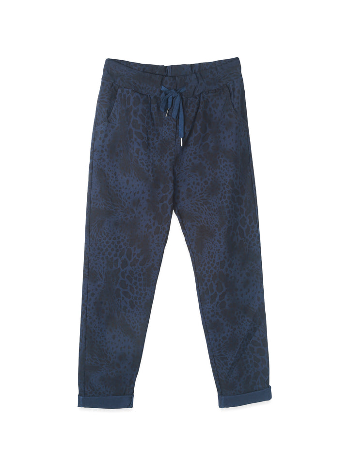 Glossy Uk Trouser Leopard Print