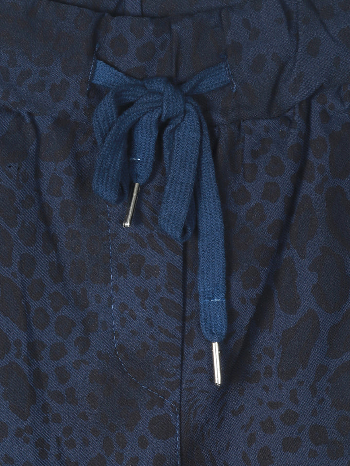 Glossy Uk Trouser Leopard Print