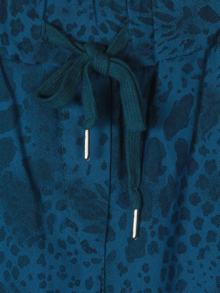 Glossy Uk Trouser Leopard Print