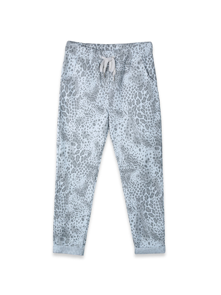 Glossy Uk Trouser Leopard Print
