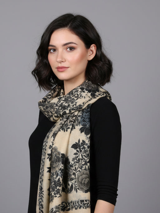 CD Ladies Scarfs Printed