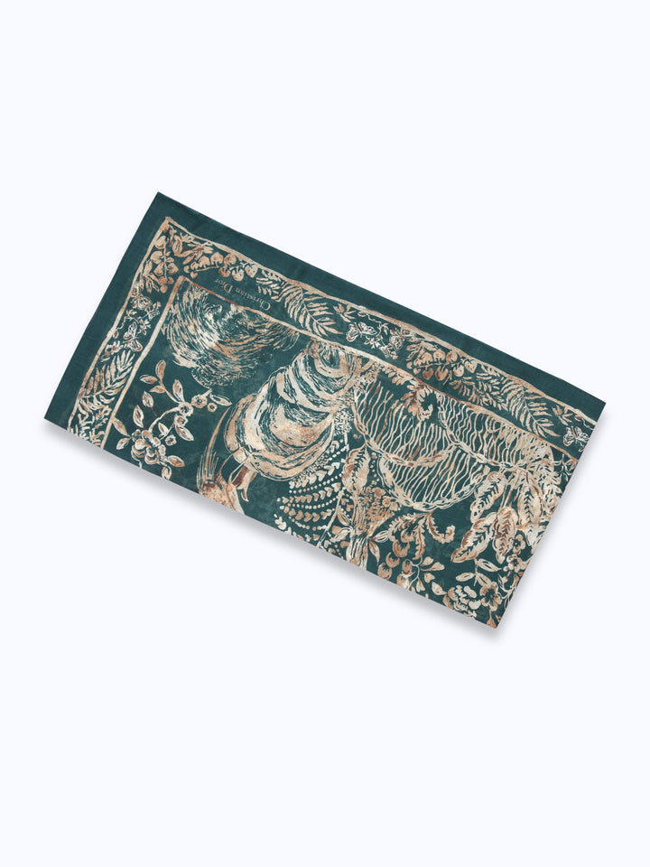 CD Ladies Scarfs Printed (Green)