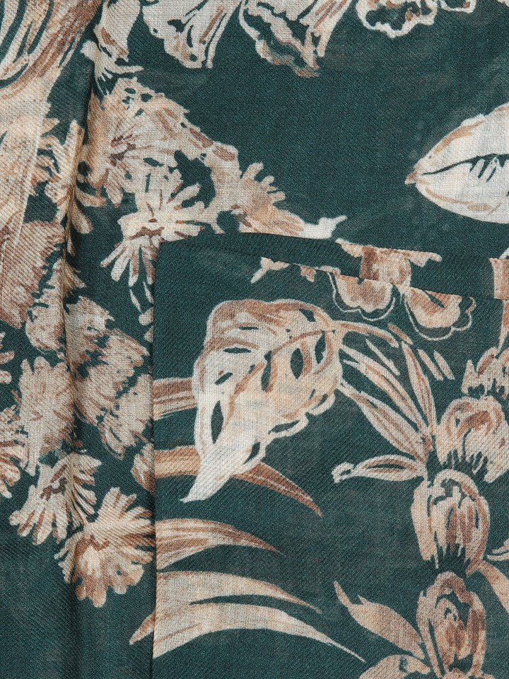 CD Ladies Scarfs Printed (Green)