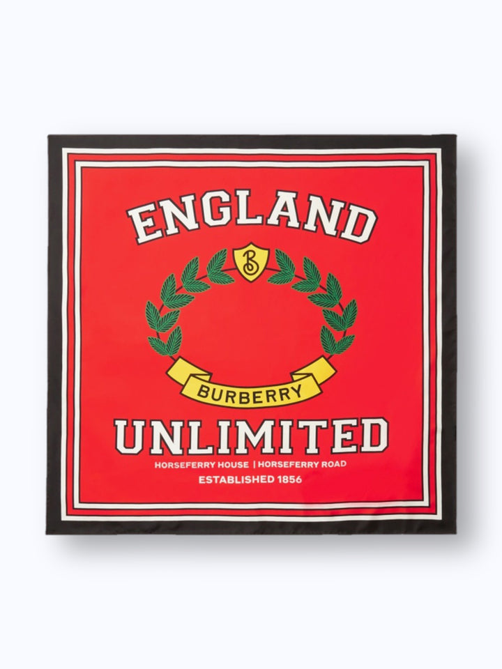 BRBY Ladies Silk Scarfs AC23000960 (Red)