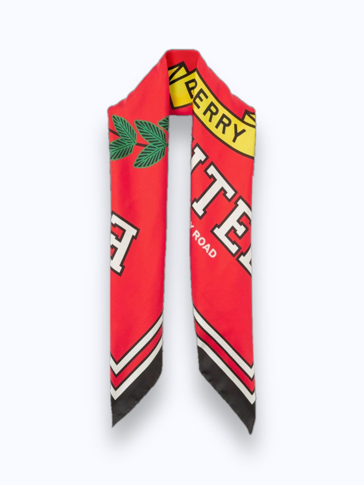 BRBY Ladies Silk Scarfs AC23000960 (Red)