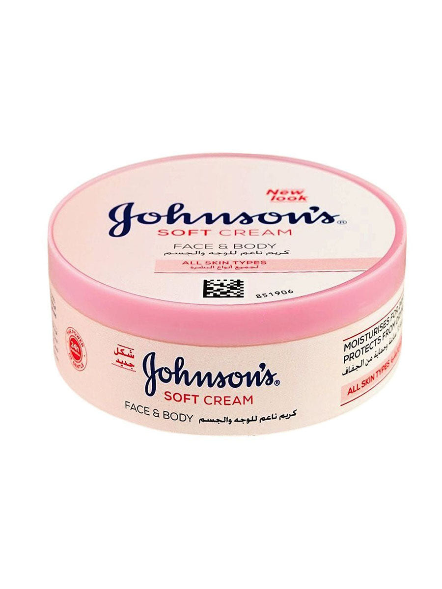 Johnsons Baby Face Body Moisture Soft Cream 200ml – Enem Store