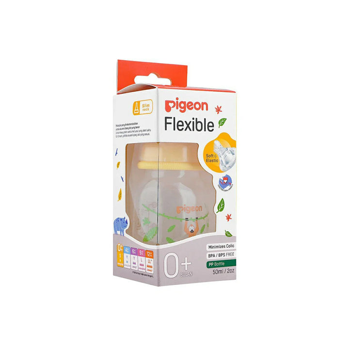 Pigeon Baby Flexible PP Feeding Bottle 0m+ 50ml #A79396 (W-22)