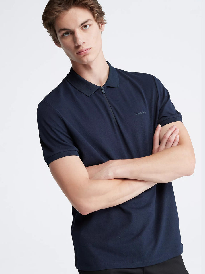 CK Mens S/S Polo-40QM421 (Navy)
