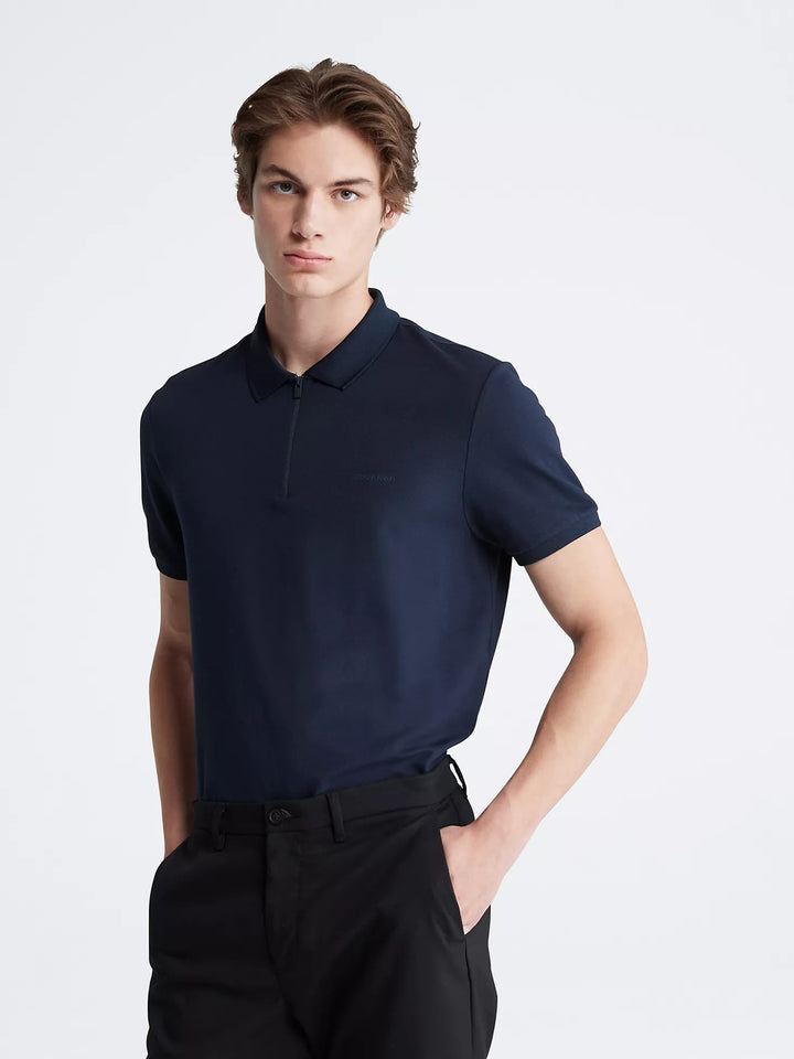 CK Mens S/S Polo-40QM421 (Navy)