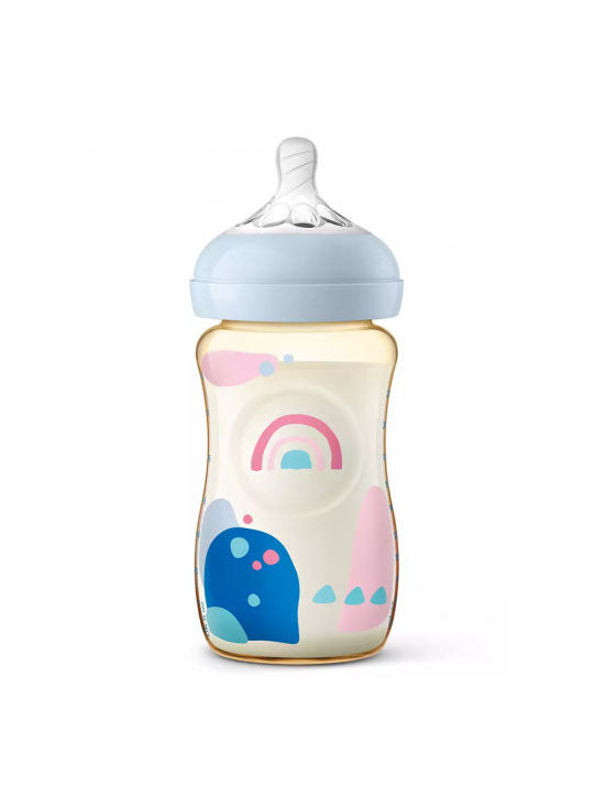 AP Baby Natural PPSU 9OZ 260ml PK Of 2 Feeding Bottle For 1m+ SCF582/20 ID 2290