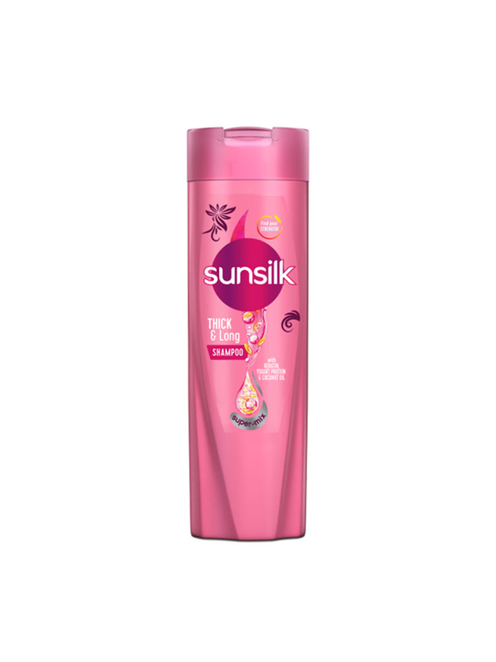 Sunsilk Thick & Long Shampoo With Keratin Yoghurt Protein & Coconut Oil 360ml