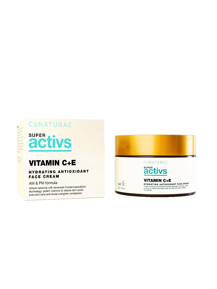 Conatural Super Activs Vitamin C+E Hydrating Antioxidant Face Cream 50g