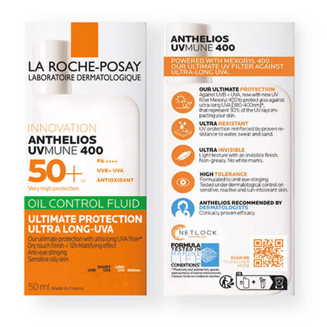 La Roche Posay Anthelios UV Mune 400 50+ Oil Control Fluid 50ml
