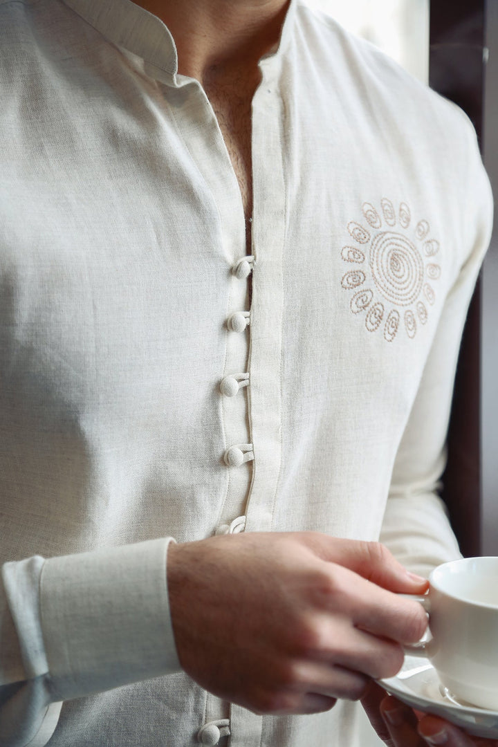 Premium Embroidered Suit