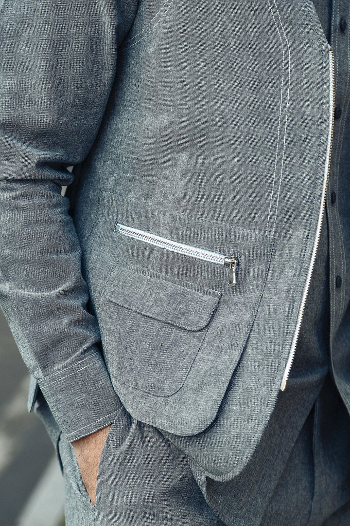 Modern Cut Waist Jacket