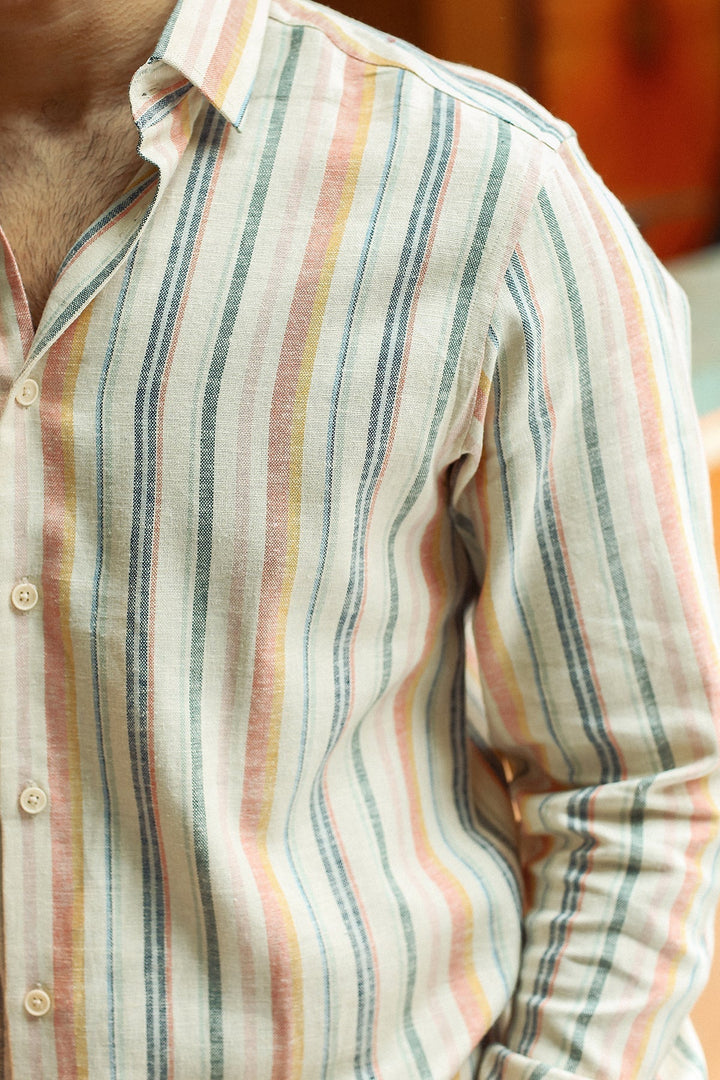 100% Cotton Striped Shirt