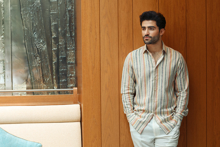 100% Cotton Striped Shirt