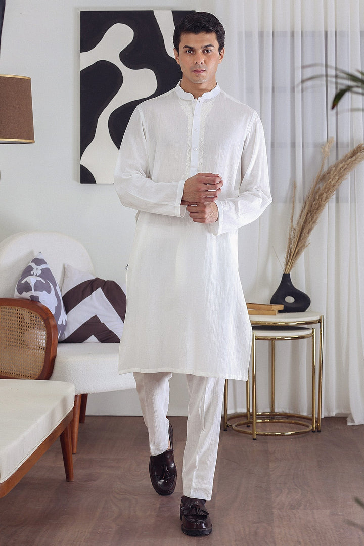 Super Fine Cotton Fabric Kurta Trousers