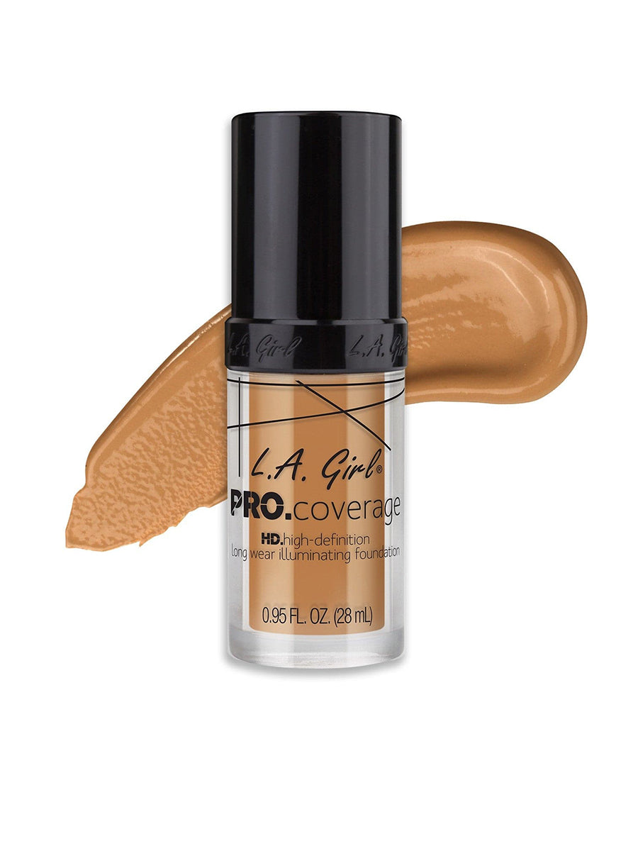 La Girl Pro Coverage HD Long Wear Illuminating Foundation Nude Beige 28ml