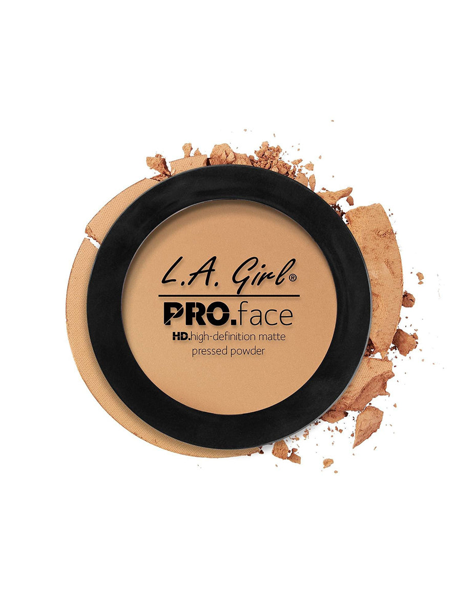 La Girl HD Matte Pressed Powder Medium Beige 7g