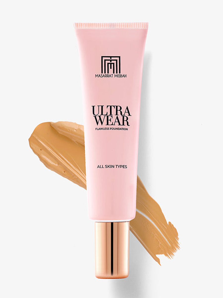 Masarrat Misbah Ultra Wear Flawless Foundation Warm Honey 30ml