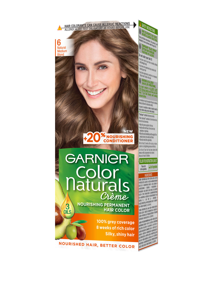 Garnier Hair Colour Natural 6 Natural Medium Blond