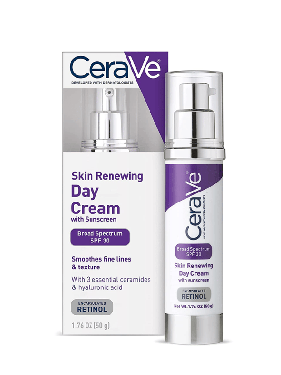 CeraVe Skin Renewing Day Cream With Sunscreen 50g