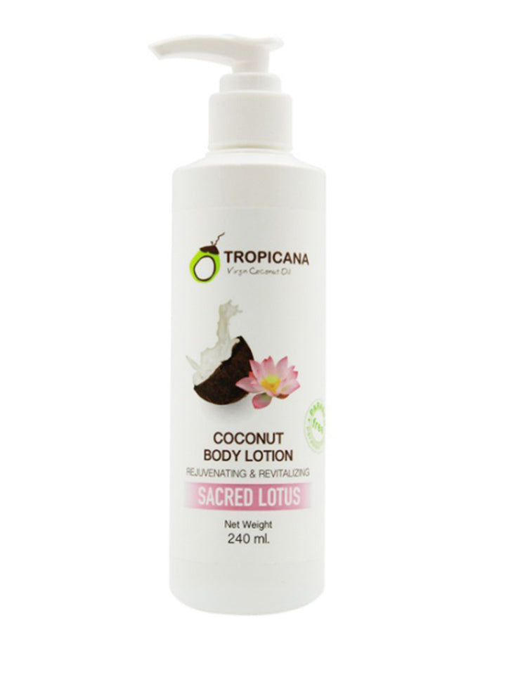 Tropicana Coconut Body Lotion 240Ml Sacred Lotus (Thai)