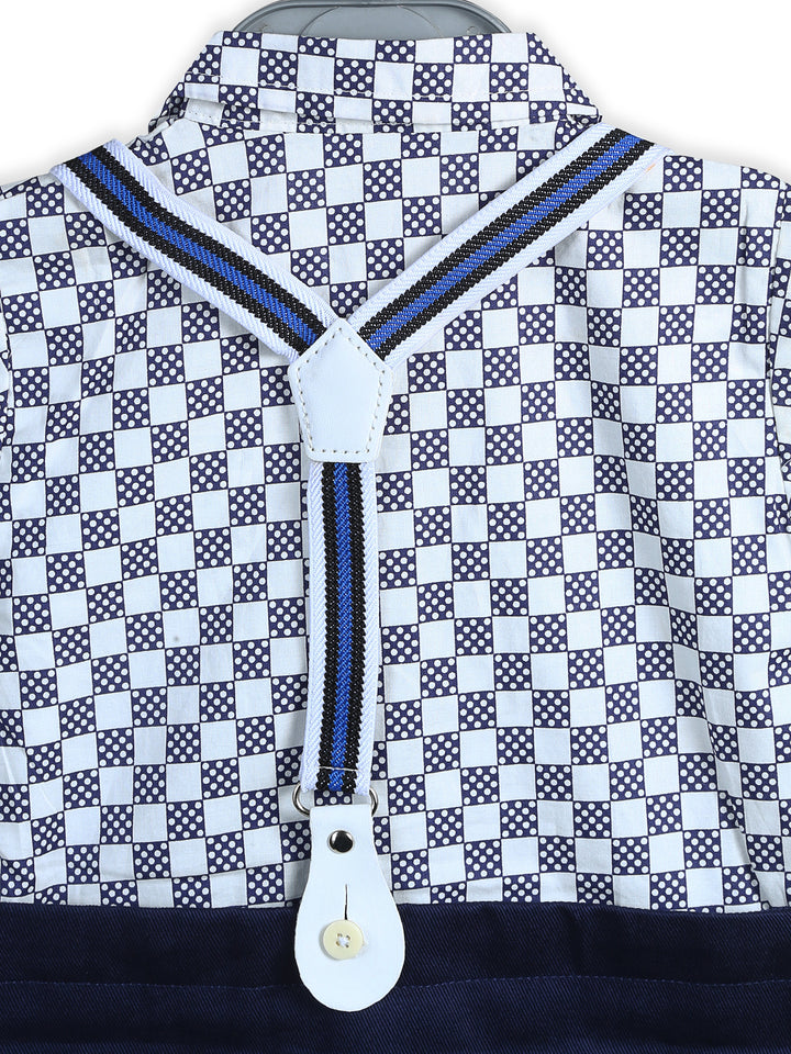 Bingobhoom Boys H/S Romper With Bow & Gallace #420 (W-22)