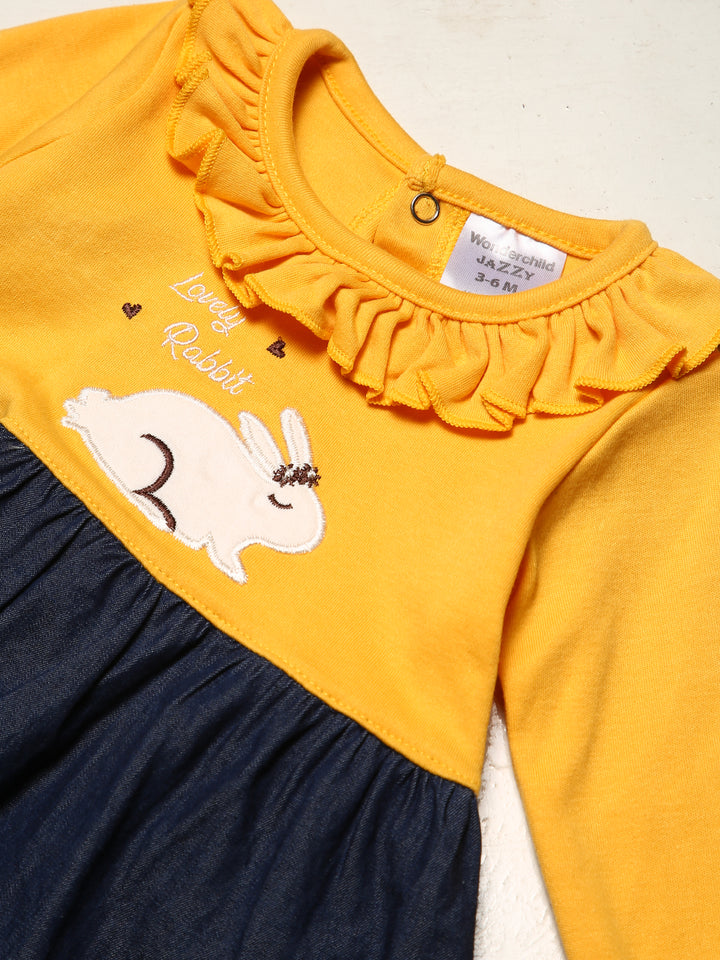 Wonder Child Girls L/S Cotton Tight Suit #044 (S-23)