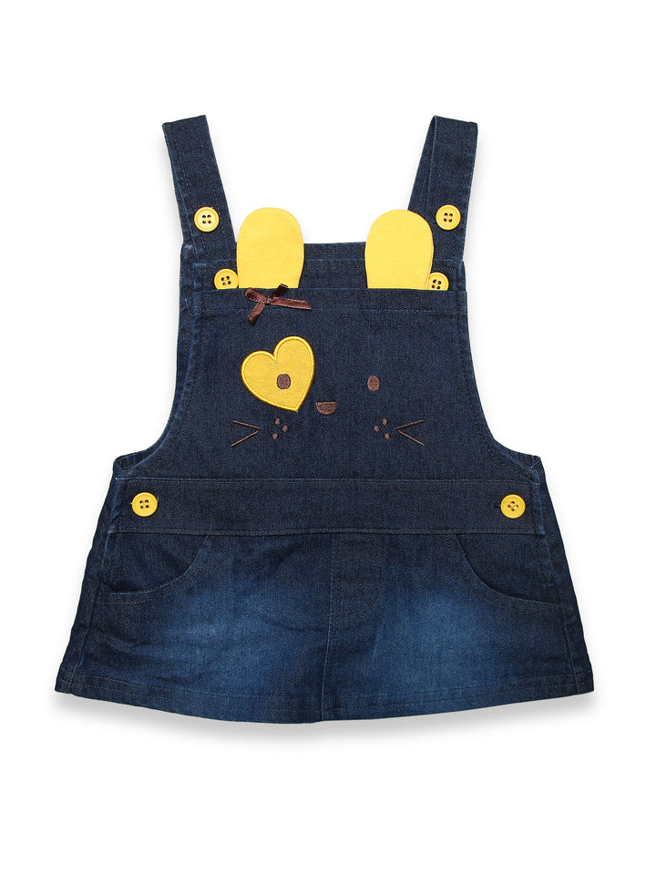 Wonder Child Girls L/S Denim Frock #049 (S-23)