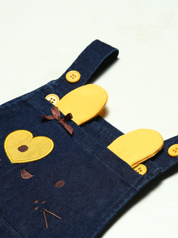 Wonder Child Girls L/S Denim Frock #049 (S-23)