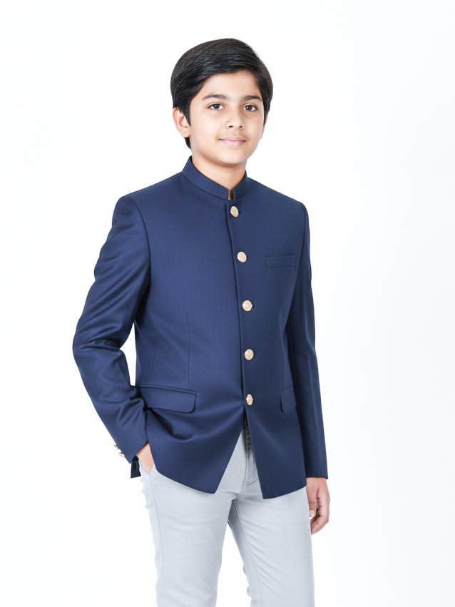 Marco Polo Boys Prince Coat Suit 2Pcs #02 (W-23)