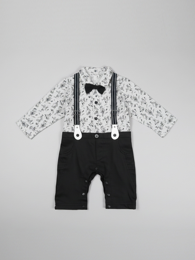 Bingobhoom Boys L/S Romper With Gallace #388 (S-24)