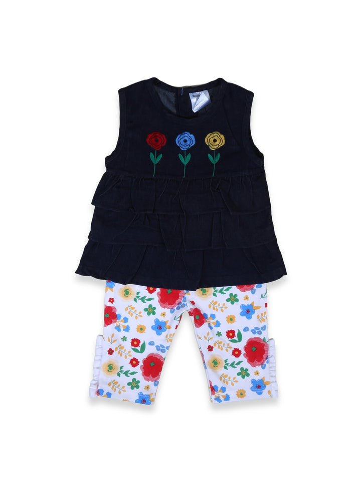 Wonder Child Girls S/L Tight Suit 2Pcs #208-056 (S-24)