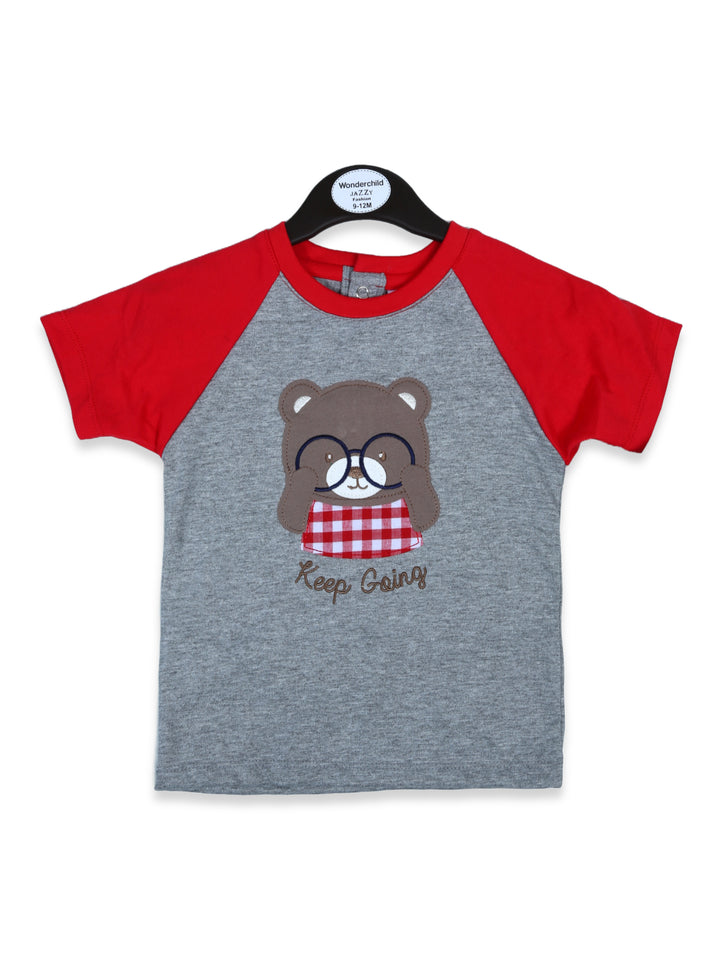 Wonder Child Boys H/S Knicker Suit 2Pcs #208-039 (S-24)