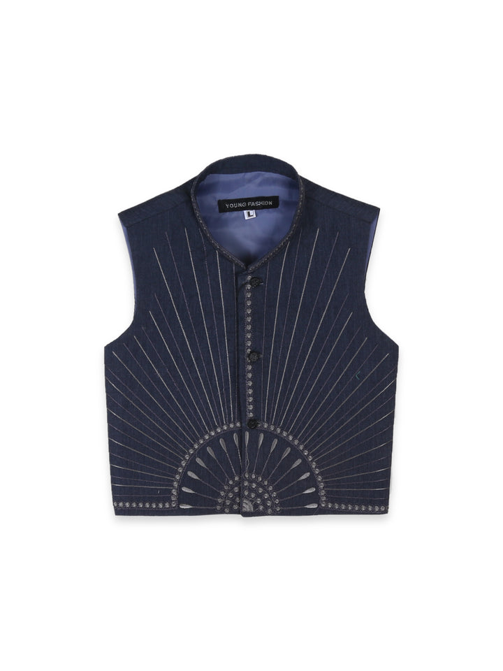 Young Fashion Boys Shalwar Suit 3Pcs #100-22 (S-24)