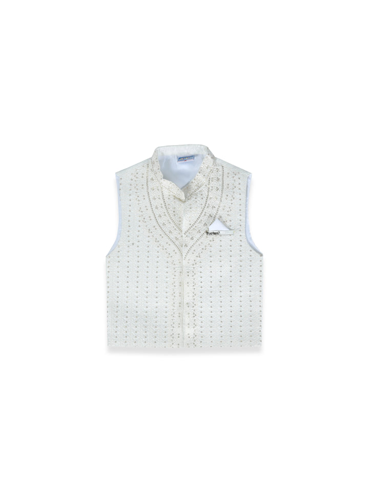 Tony Land Boys Shalwar Suit With Waist Coat 3Pcs #25-003 (W-24)