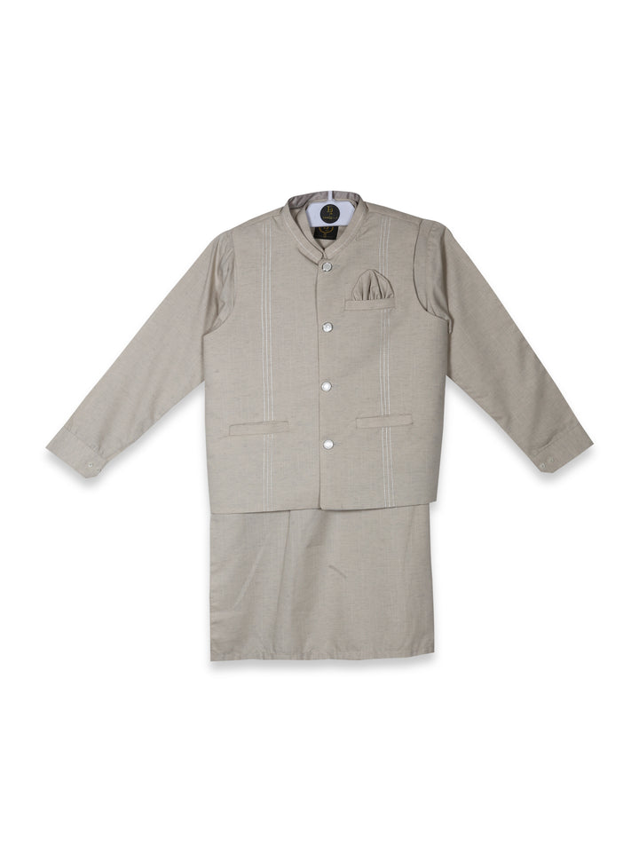 D2 Boys Shalwar Suit With Waist coat 3Pcs #308 (SS-25)