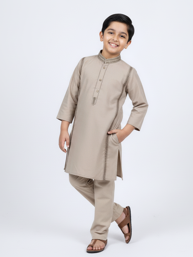 Alee Shan Boys Shalwar Suit 2Pcs #1653 (SS-25)