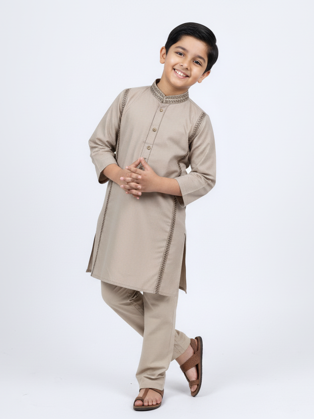 Alee Shan Boys Shalwar Suit 2Pcs #1653 (SS-25)