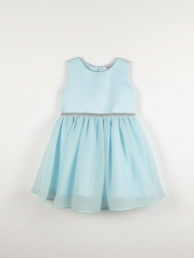 Little Coogie Girls Fancy Frock S/L #20237 (S-25)