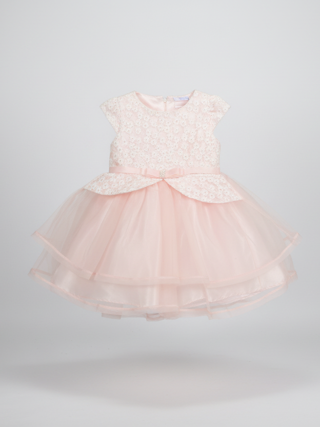 Little Coogie Girls Fancy Frock S/L #20222 (S-25)