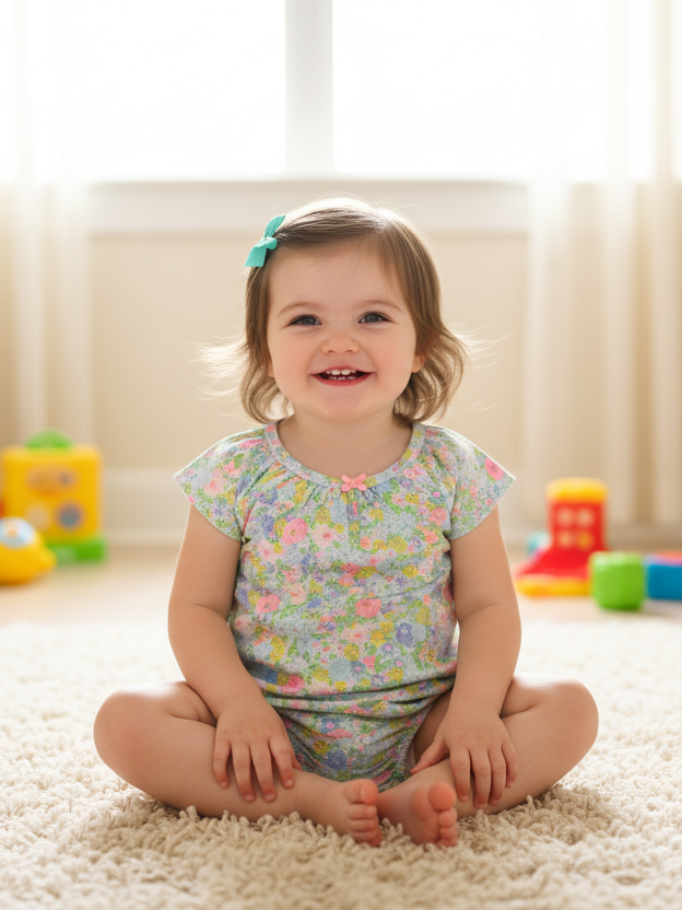 Carter's Girls 3Pcs Suit H/S #1993 (S-25)