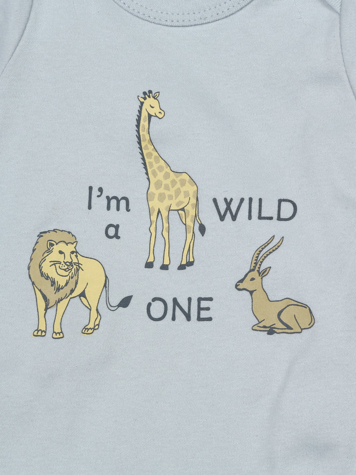 Hudson Boy Body Suit H/L 5Pk Hanger #28409 (S-25)