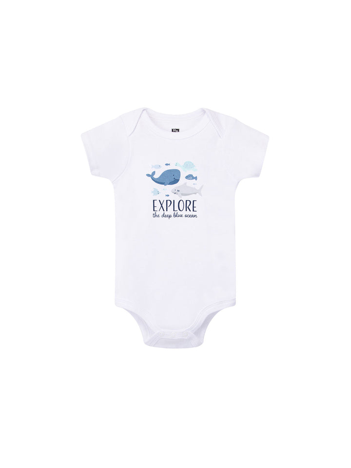 Hudson Boy Body Suit H/L 5Pk Hanger #28345 (S-25)